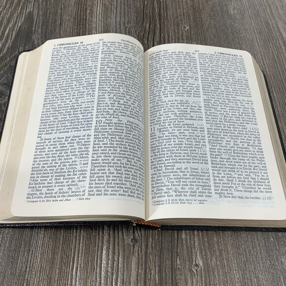 1962 Holy Bible Revised Standard Edition Holman Concordance Leather Red Letter - Picture 11 of 12